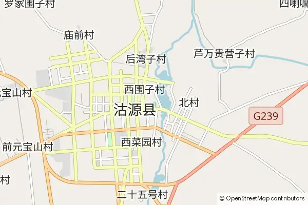 Mapa Guyuan County