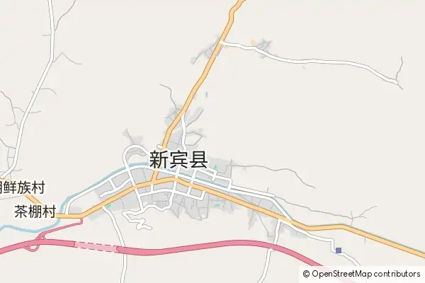 Mapa Xinbin County