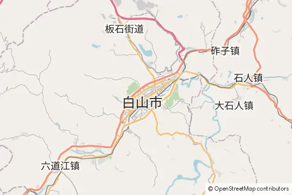 Mapa Baishan