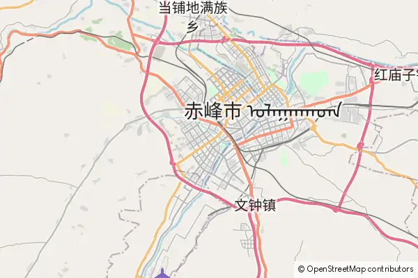 Mapa Chifeng