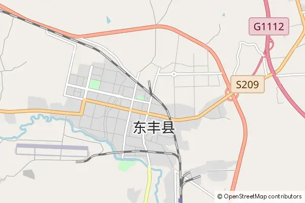 Mapa Dongfeng County