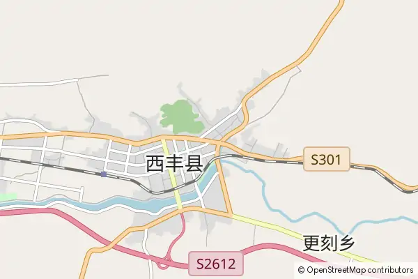 Mapa Xifeng County