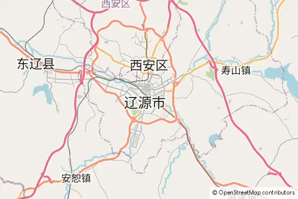 Mapa Liaoyuan