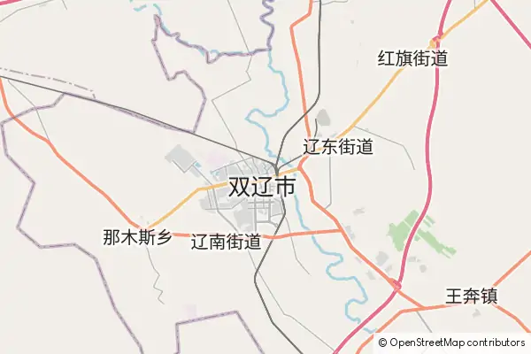 Mapa Shuangliao