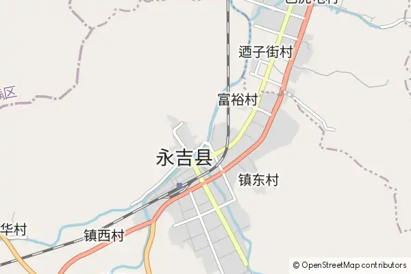 Mapa Yongji County