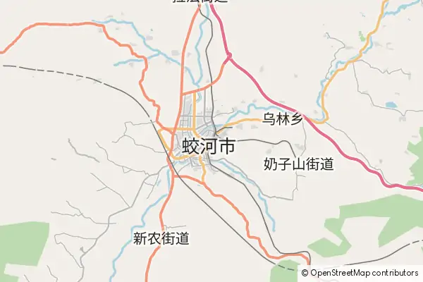 Mapa Jiaohe