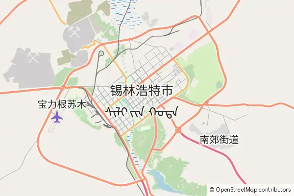 Mapa Xilinhot