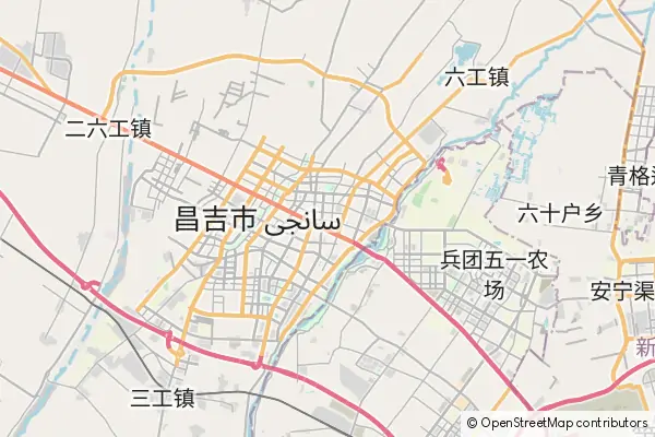 Mapa Changji