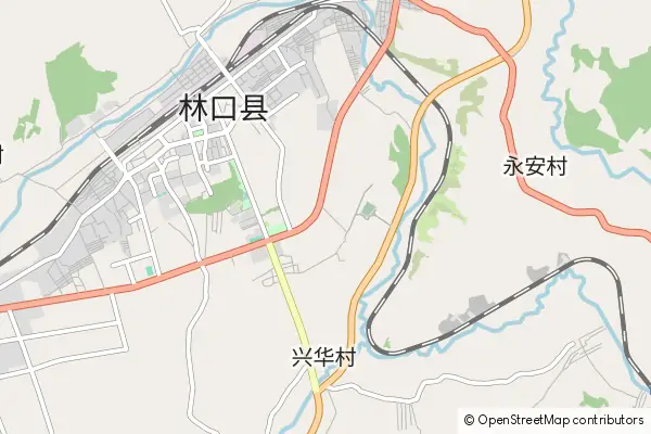 Mapa Linkou County