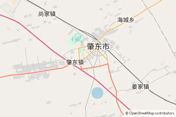 Mapa Zhaodong