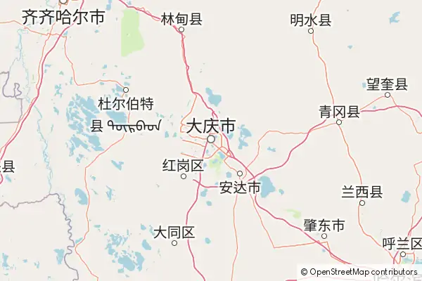 Mapa Daqing