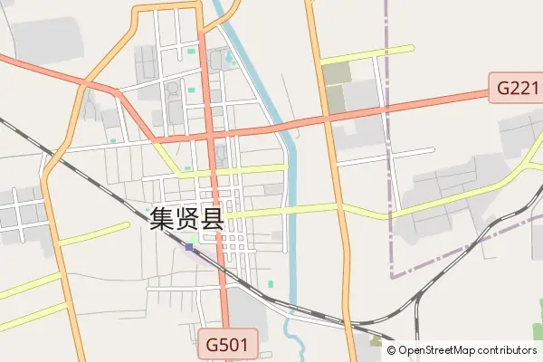 Mapa Jixian County