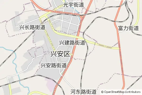 Mapa Daxing'anling