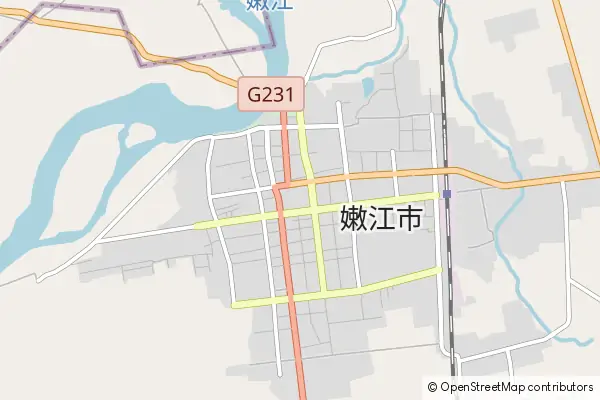 Mapa Nenjiang County