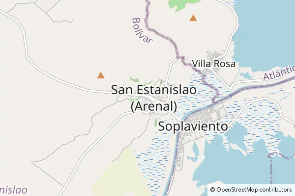 Mapa San Estanislao