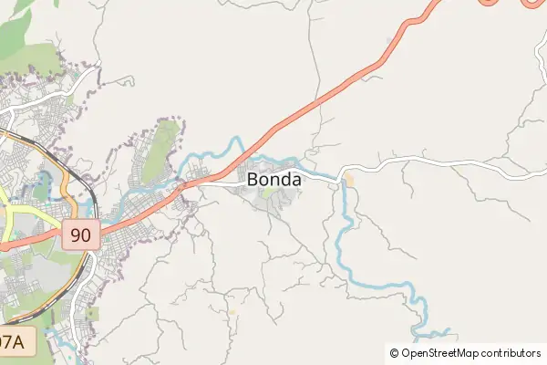 Mapa Bonda