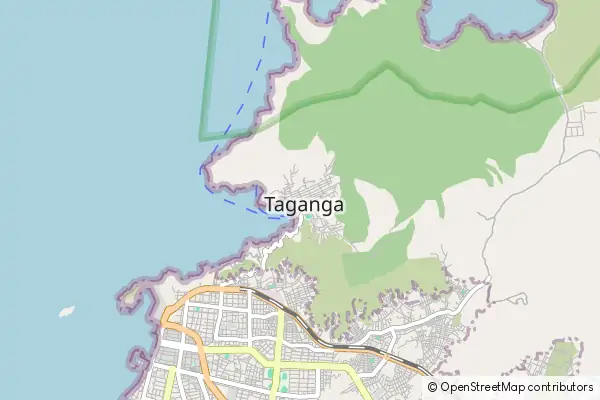 Mapa Taganga