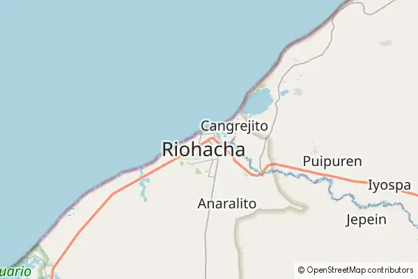 Mapa Ríohacha