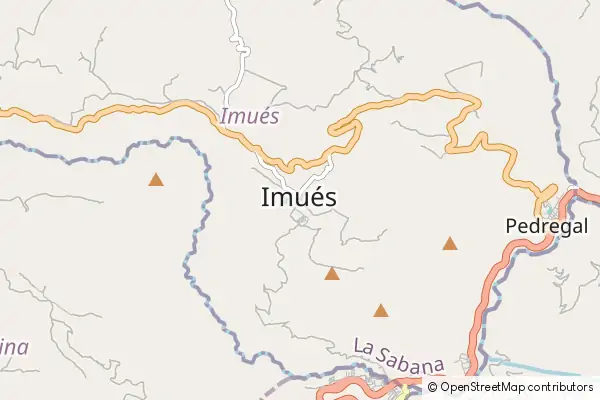 Mapa Imués