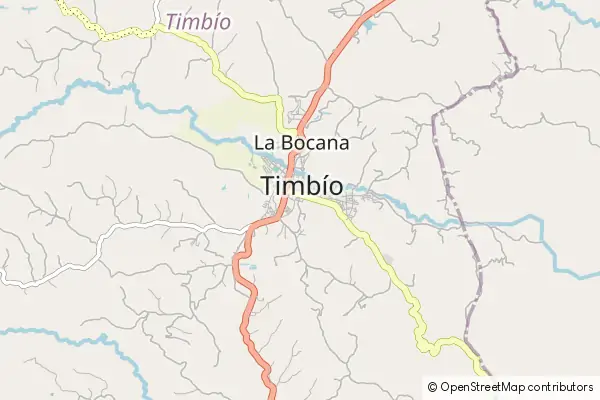 Mapa Timbío