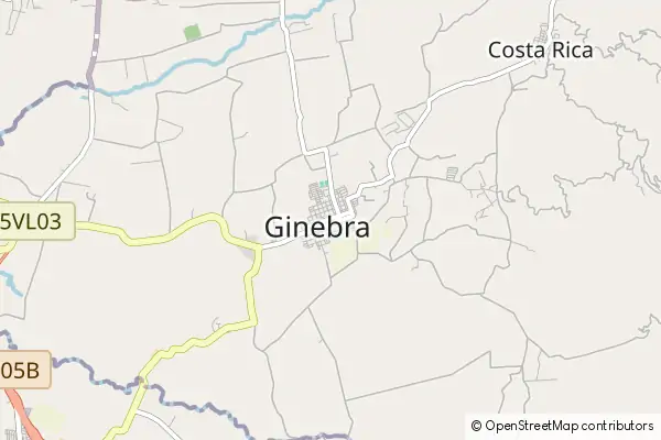 Mapa Ginebra