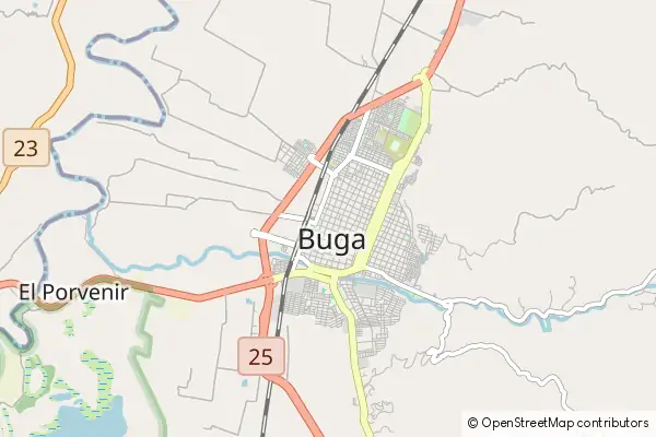 Mapa Buga