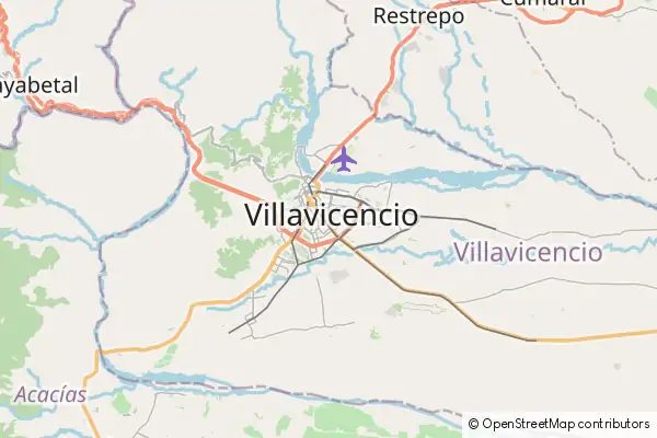 Mapa: Villavicencio • © OpenStreetMap contributors Mapa Villavicencio
