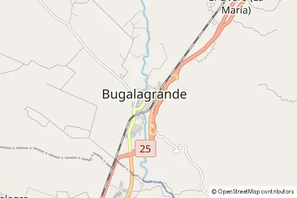 Mapa Bugalagrande