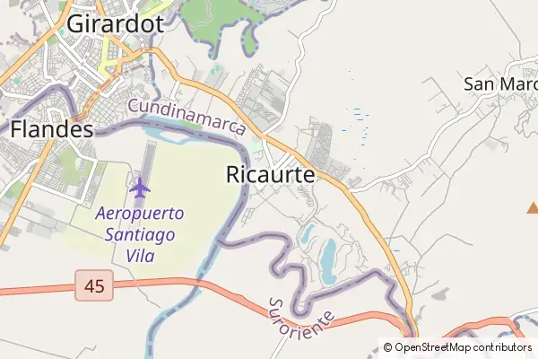 Mapa Ricaurte
