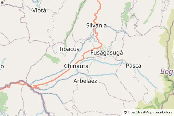 Mapa Fusagasugá