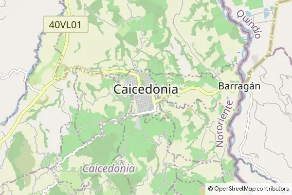 Mapa Caicedonia