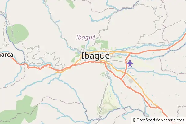 Mapa Ibagué