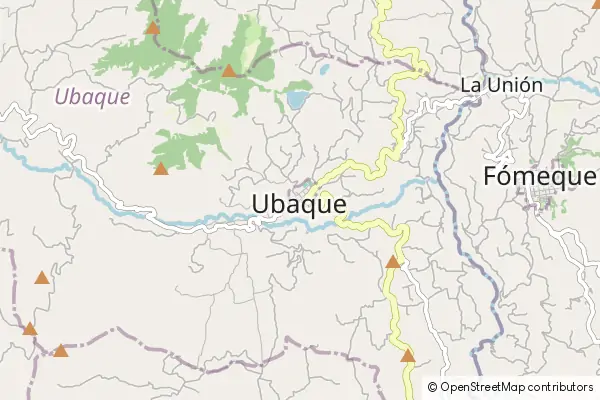 Mapa Ubaque