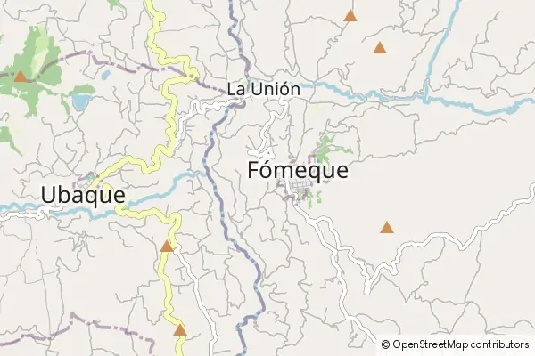 Mapa Fómeque