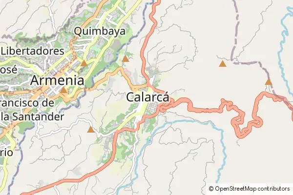 Mapa Calarcá