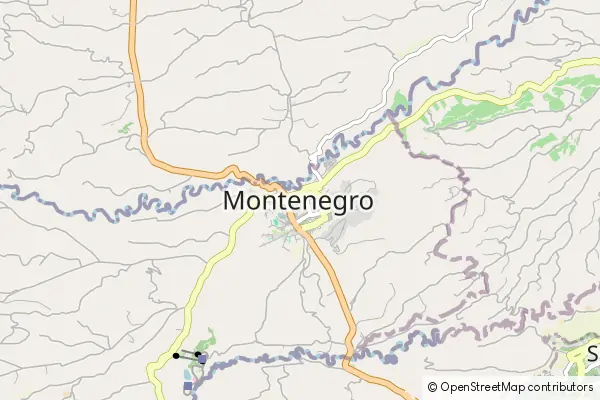 Mapa Montenegro