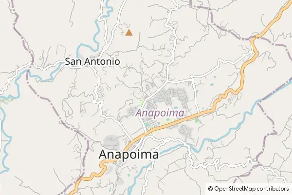 Mapa Anapoima