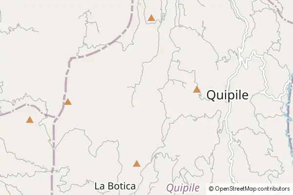 Mapa Quipile