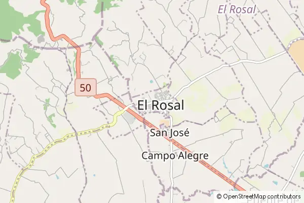 Mapa El Rosal