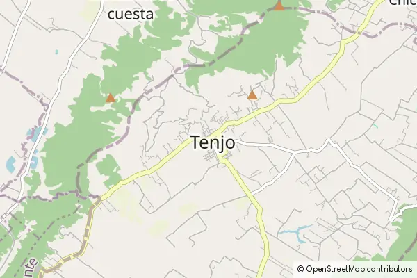 Mapa Tenjo