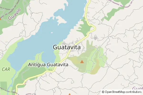 Mapa Guatavita