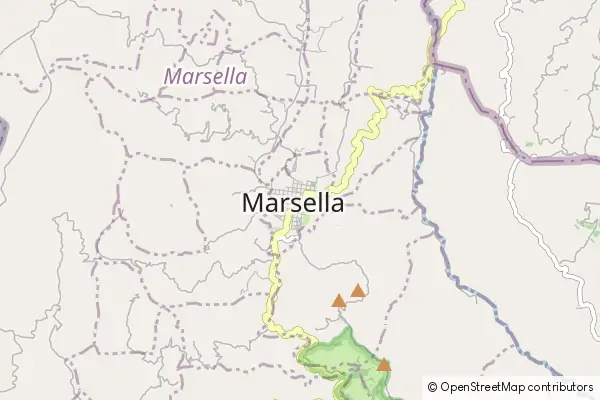 Mapa Marsella