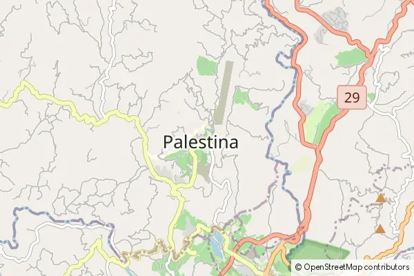 Mapa Palestina