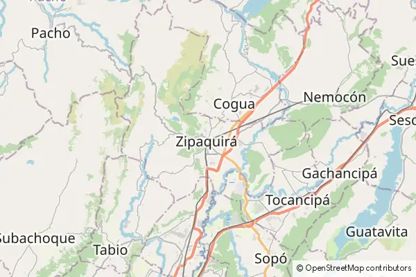 Mapa Zipaquirá