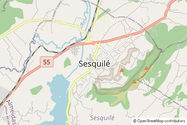 Mapa Sesquilé