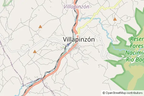 Mapa Villapinzón