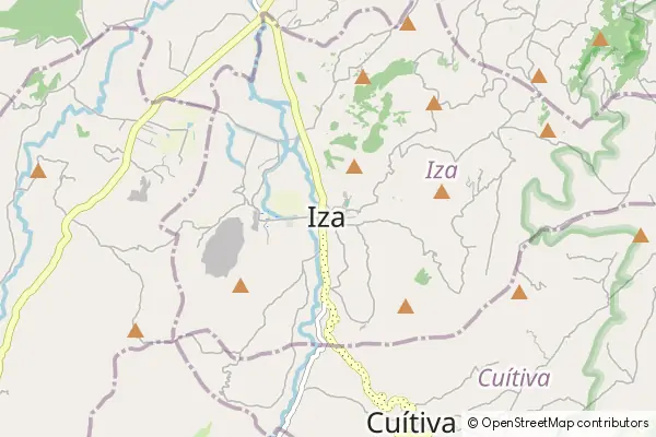 Mapa Iza