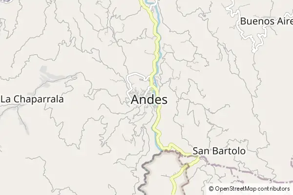 Mapa Andes