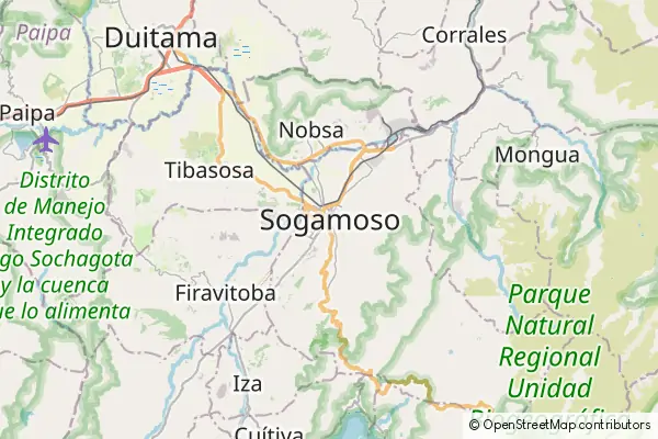 Mapa Sogamoso