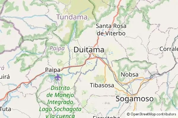 Mapa Duitama